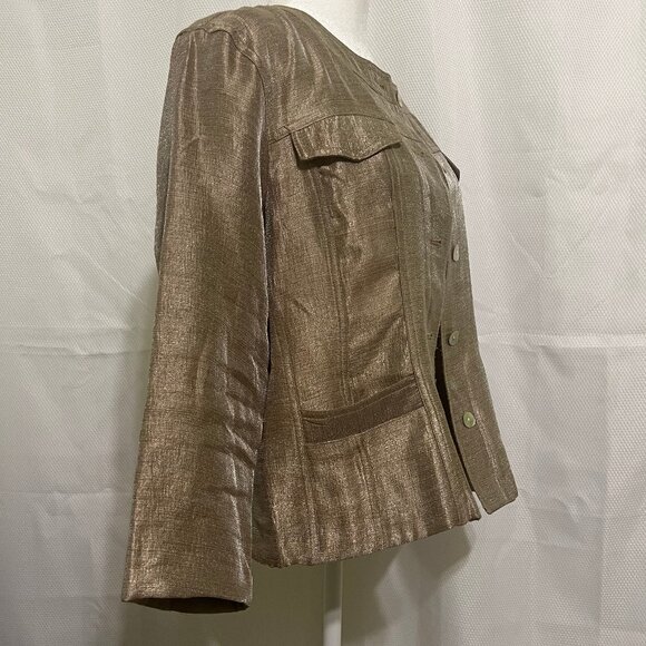 Ruby Rd Metallic Women's Jacket - Picture 4 of 12